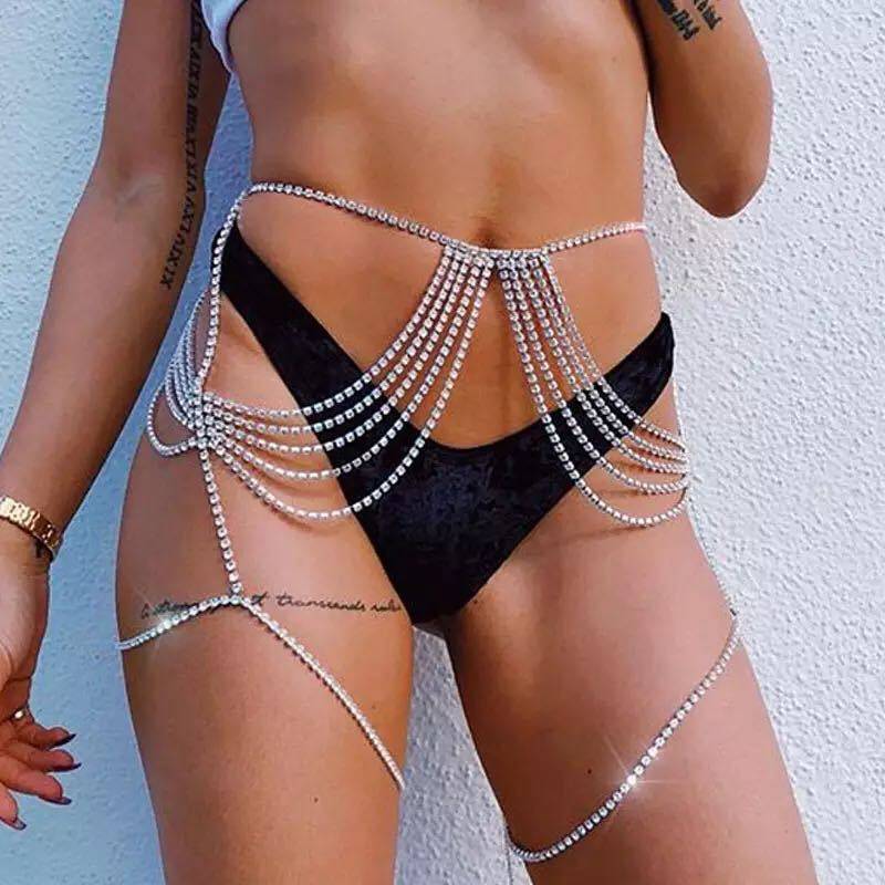 419 waist chains with silver